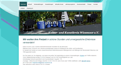 Desktop Screenshot of kultur-wiesmoor.de